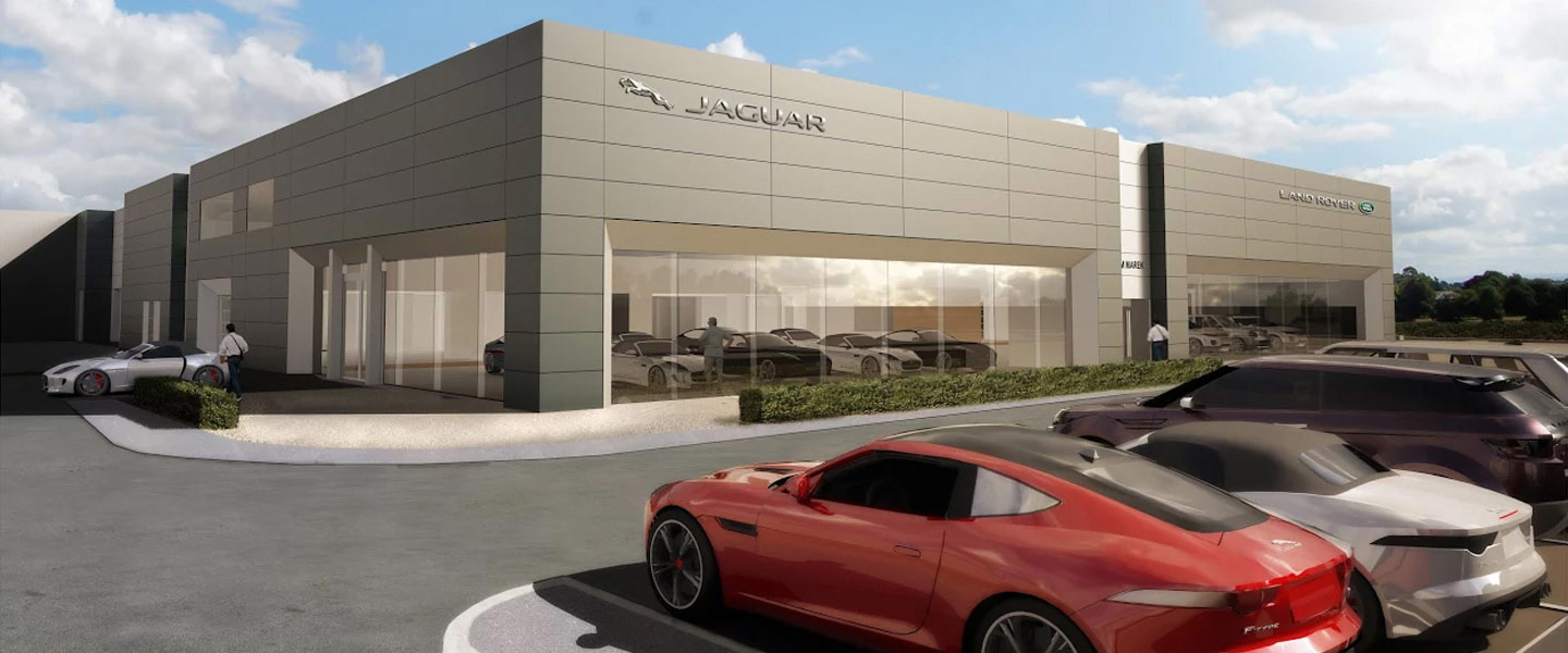Broomfield Colorado Jaguar Land Rover Dealership Exterior Parking Lot